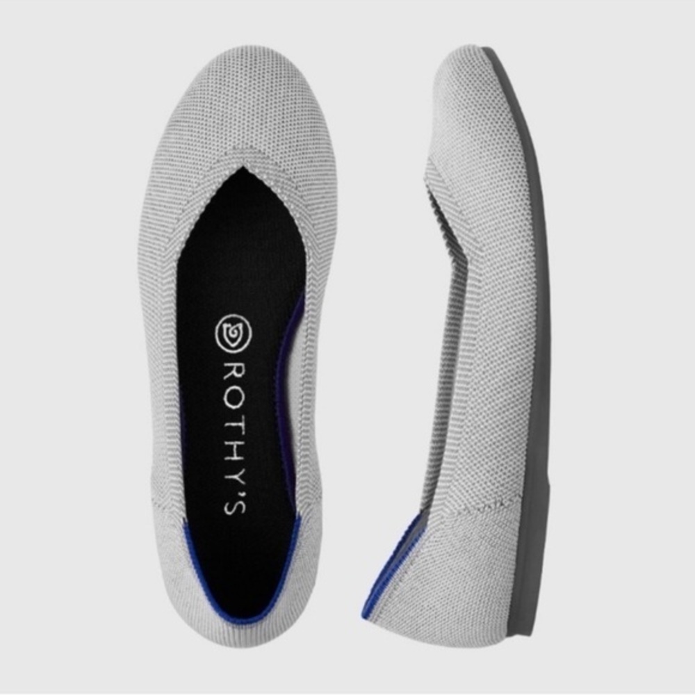 Rothy's Flax the flat round toe ballet flats size 8.5